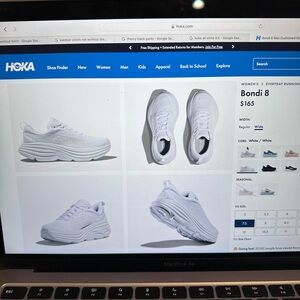 Hoka Bondi 8.5 Women’s White